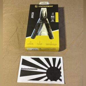 Leatherman Rebar Multi-Tool Stainless + Leather Sheath 831815